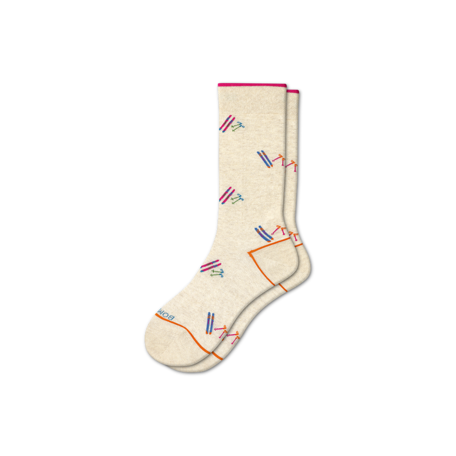Women's Lightweight Chalet Calf Socks - Modern Office Fit