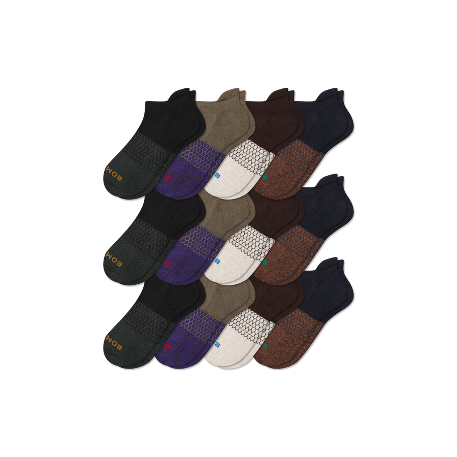 Men's Marl Ankle Sock 12-Pack - Modern Lounge Wear