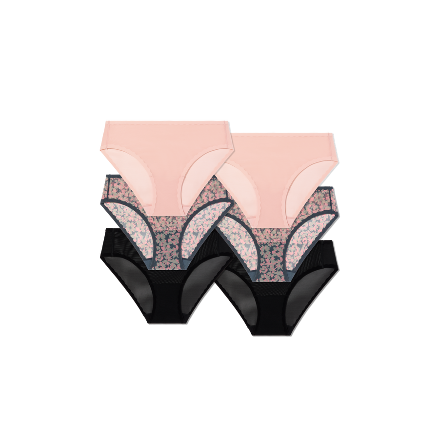 Women’s SoftMesh Brief 6-Pack - Smooth Layer Base