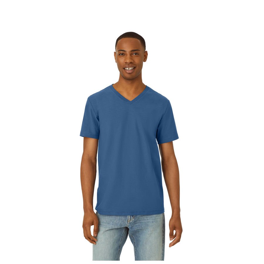 Men's Air Slub V-Neck T-Shirt - Smooth Lounge Style