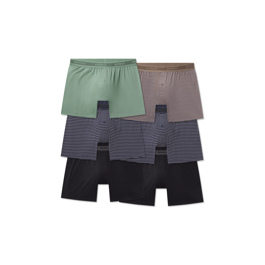 Men's Soft Flex Slim Boxer 6-Pack - Modern Soft Base