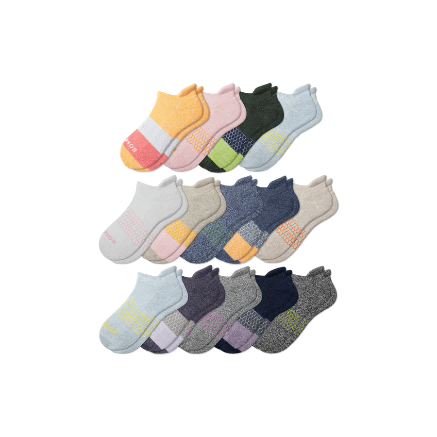 Youth Week of Bombas Ankle Sock 14-Pack - Trail Studio Support