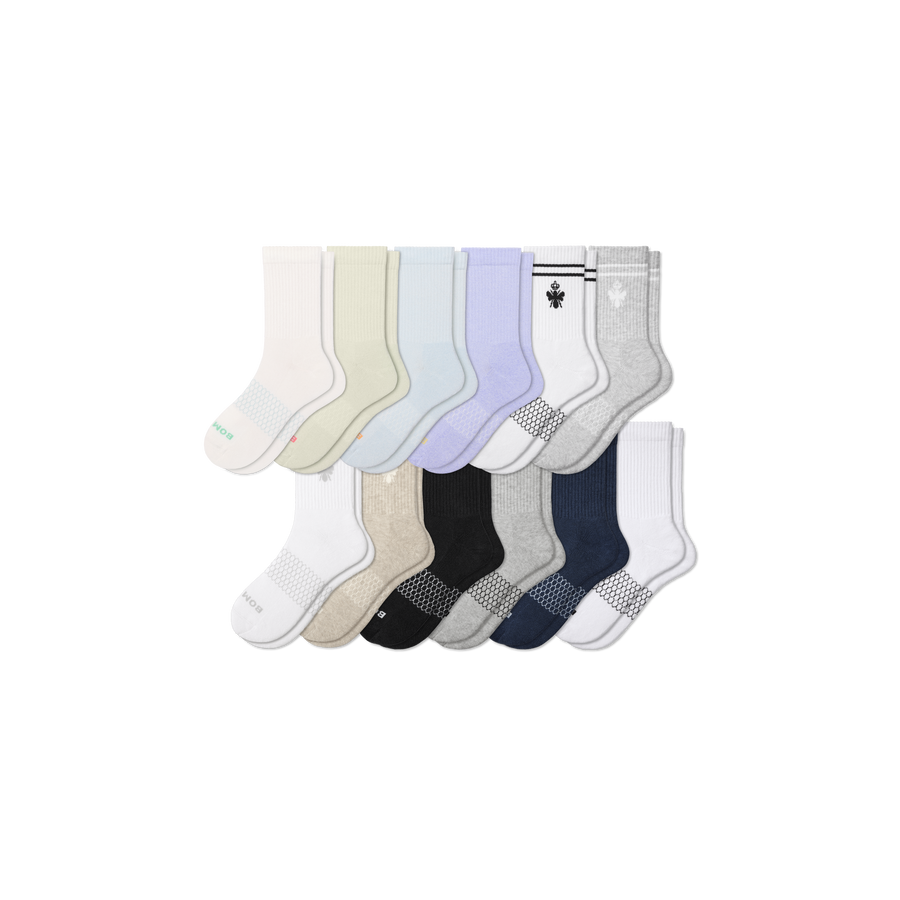 Women's Half Calf Sock 12-Pack - Active Crew Support