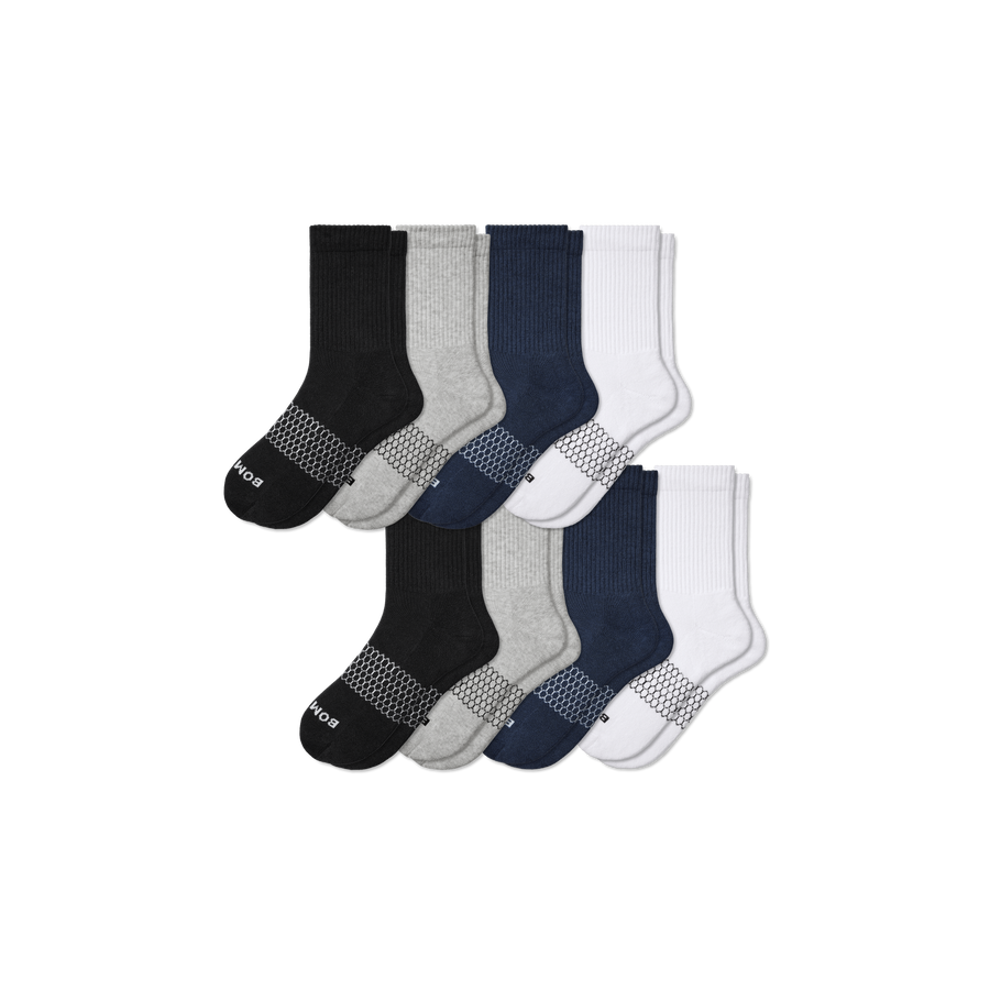 Men's Solids Half Calf Sock 8-Pack - Studio Hike Fit