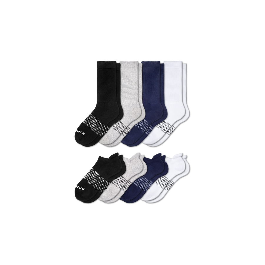 Men's Calf & Ankle Sock 8-Pack - Soft Home Pair