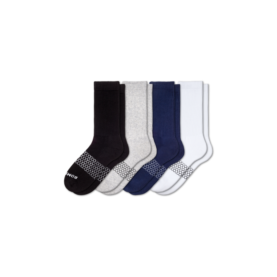 Men's Solids Calf Sock 4-Pack - Outdoor School Move