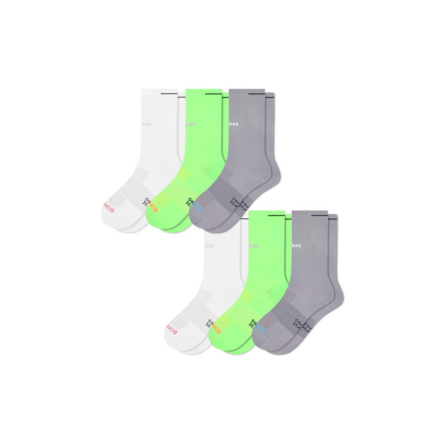 Women's RunPro Half Calf Sock 6-Pack - Modern Crew Step