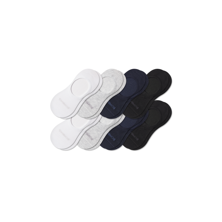 Men's Lightweight No Show Sock 8-Pack - Soft Court Move