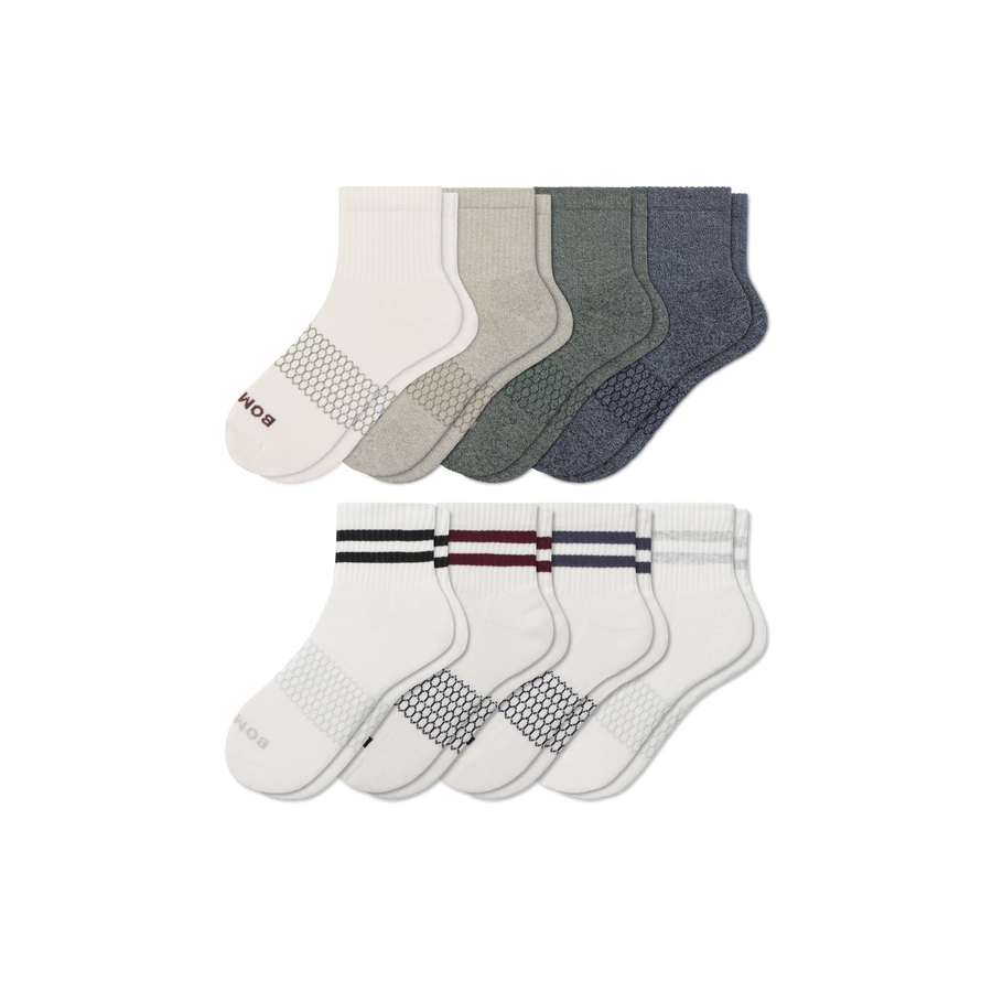 Men's Quarter Sock 8-Pack - Fresh Everyday Comfort