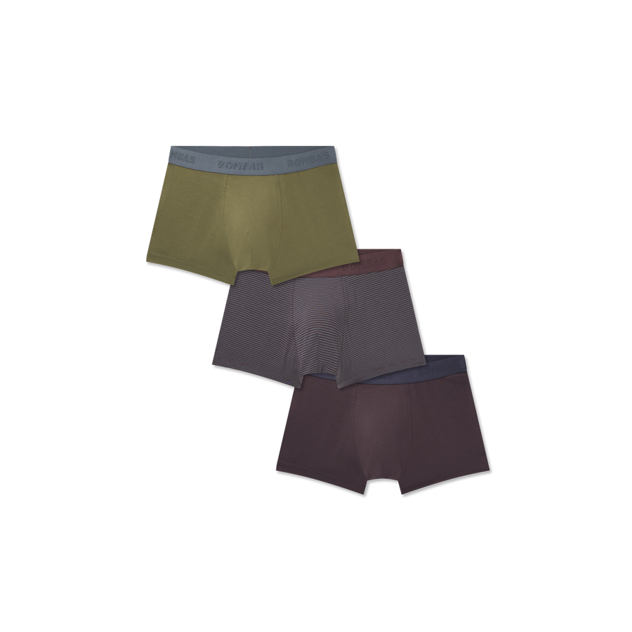 Men's Cotton Modal Blend Trunk 3-Pack - Essential Comfort Ease