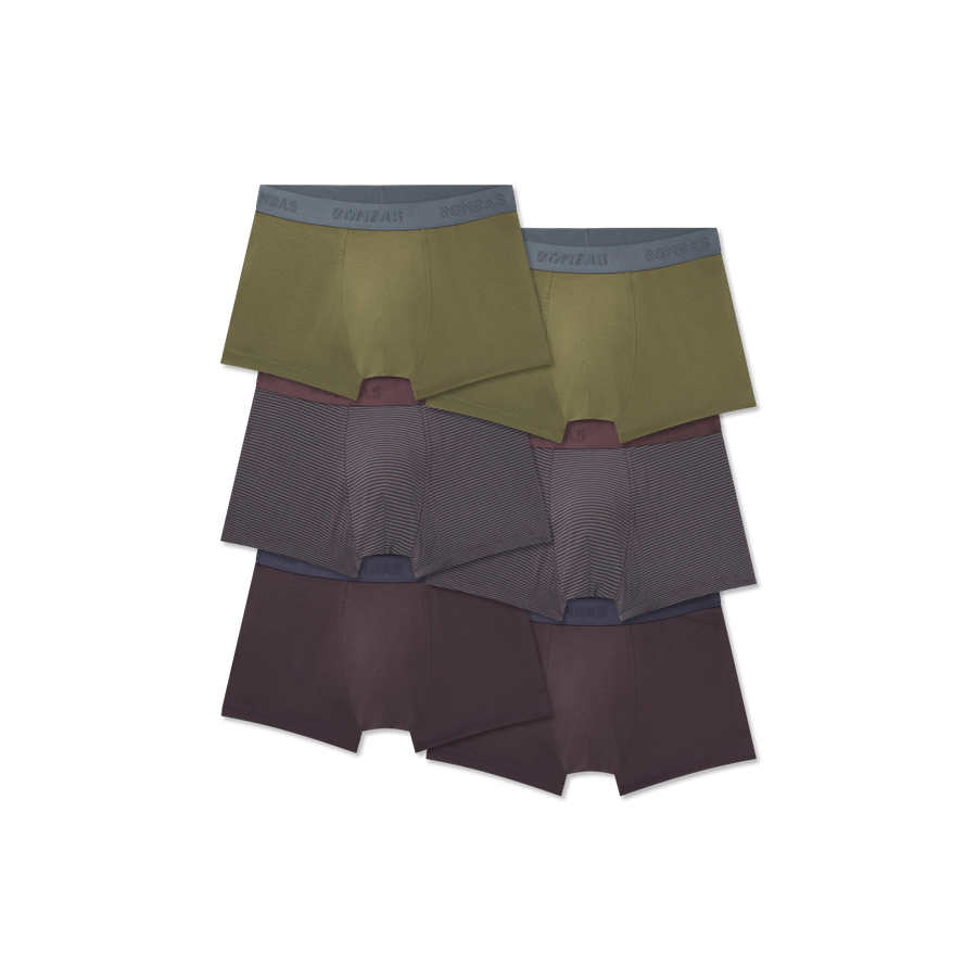 Men's Cotton Modal Blend Trunk 6-Pack - Fresh Lounge Layer