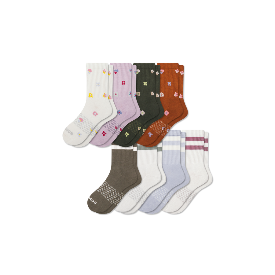 Women's Half Calf Sock 8-Pack - Everyday Lounge Fit