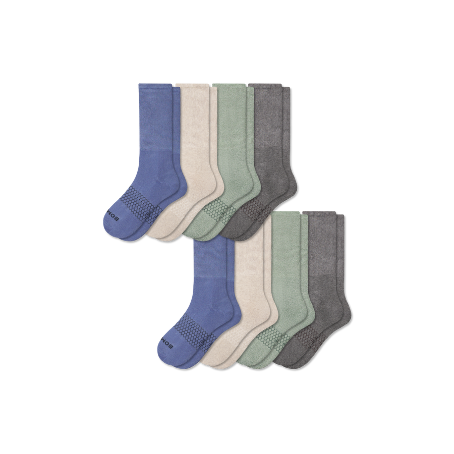 Women's Wide Calf Sock 8-Pack - Run Lounge Comfort