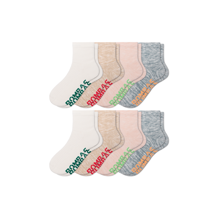 Women's Summer Ragg Quarter Sock 8-Pack - Trail No Show Cushion