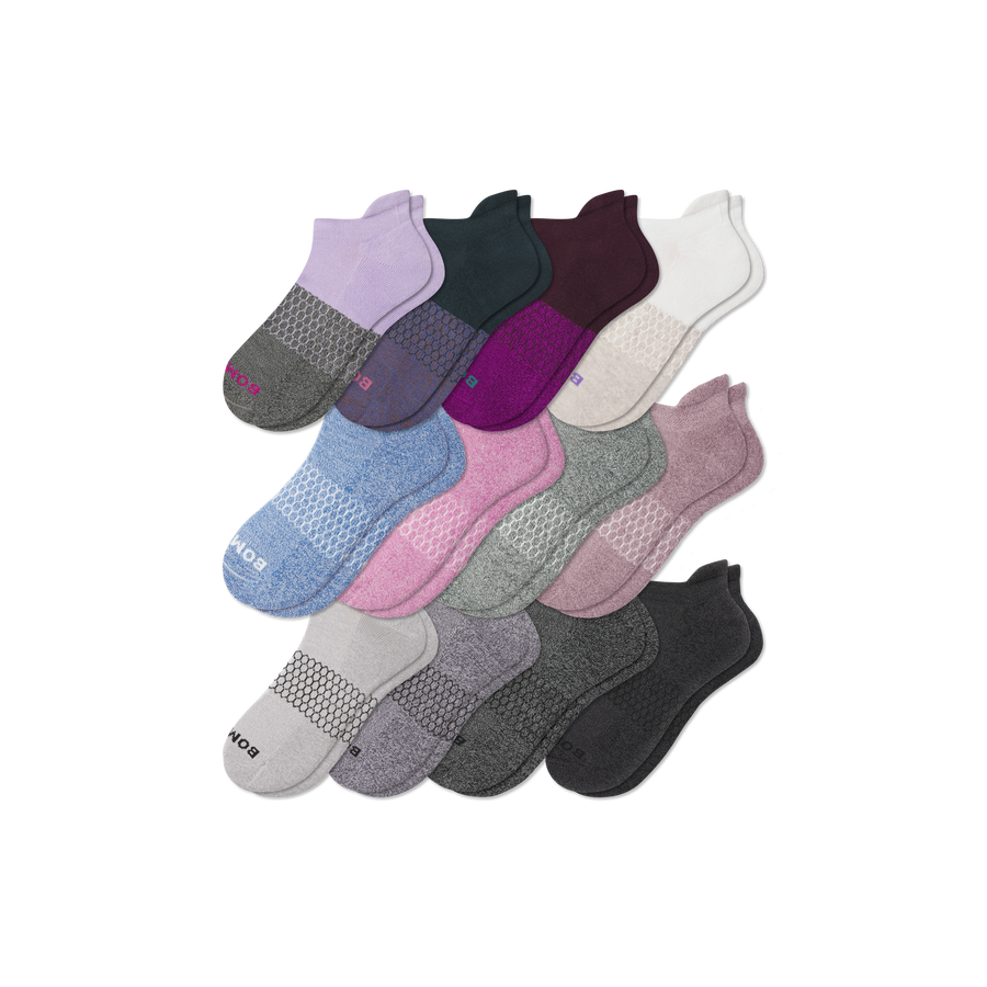 Women's Marl Ankle Sock 12-Pack - Soft Run Rotation