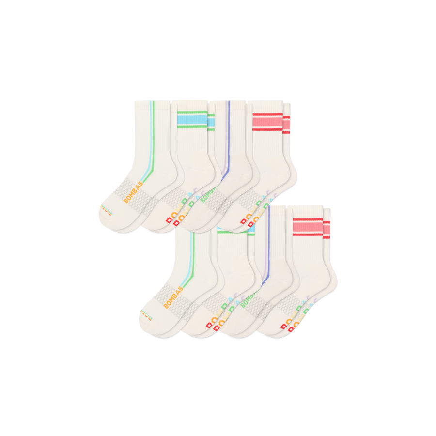 Pride Half Calf Sock 8-Pack - Steady Court Rotation