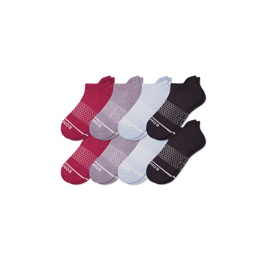 Women's Merino Wool Blend Ankle Sock 8-Pack - Daily Crew Pair
