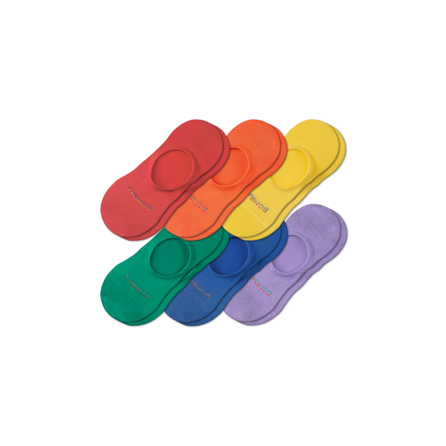 Pride Lightweight No Show Sock 6-Pack - Run Crew Fit