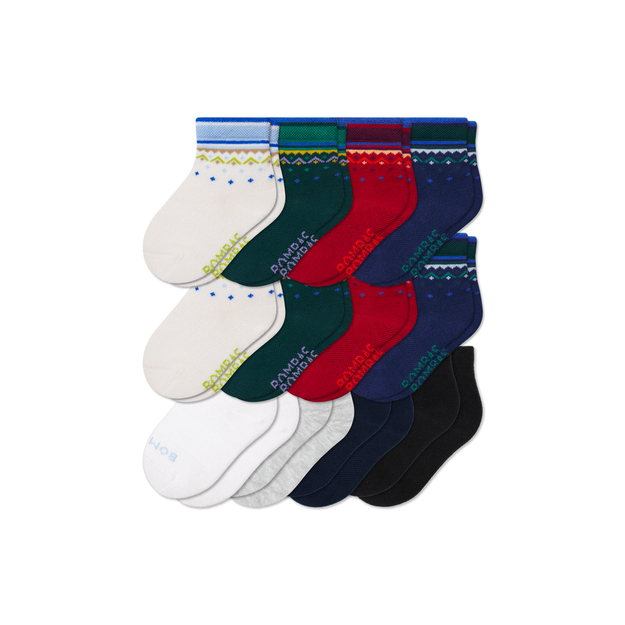 Toddler Lightweight Calf Sock 12-Pack - Easy Ankle Move