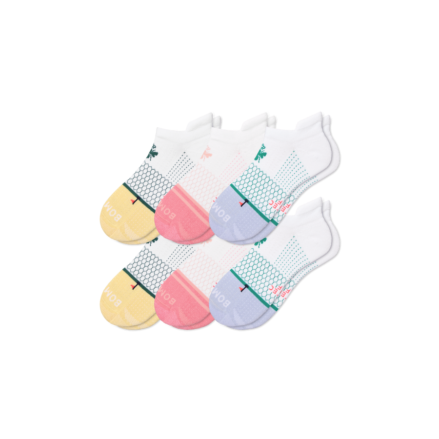 Women's Golf Ankle Sock 6-Pack - Fresh Low Cut Rotation