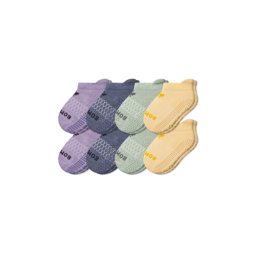 Toddler Gripper Ankle Sock 8-Pack - Trail Run Move