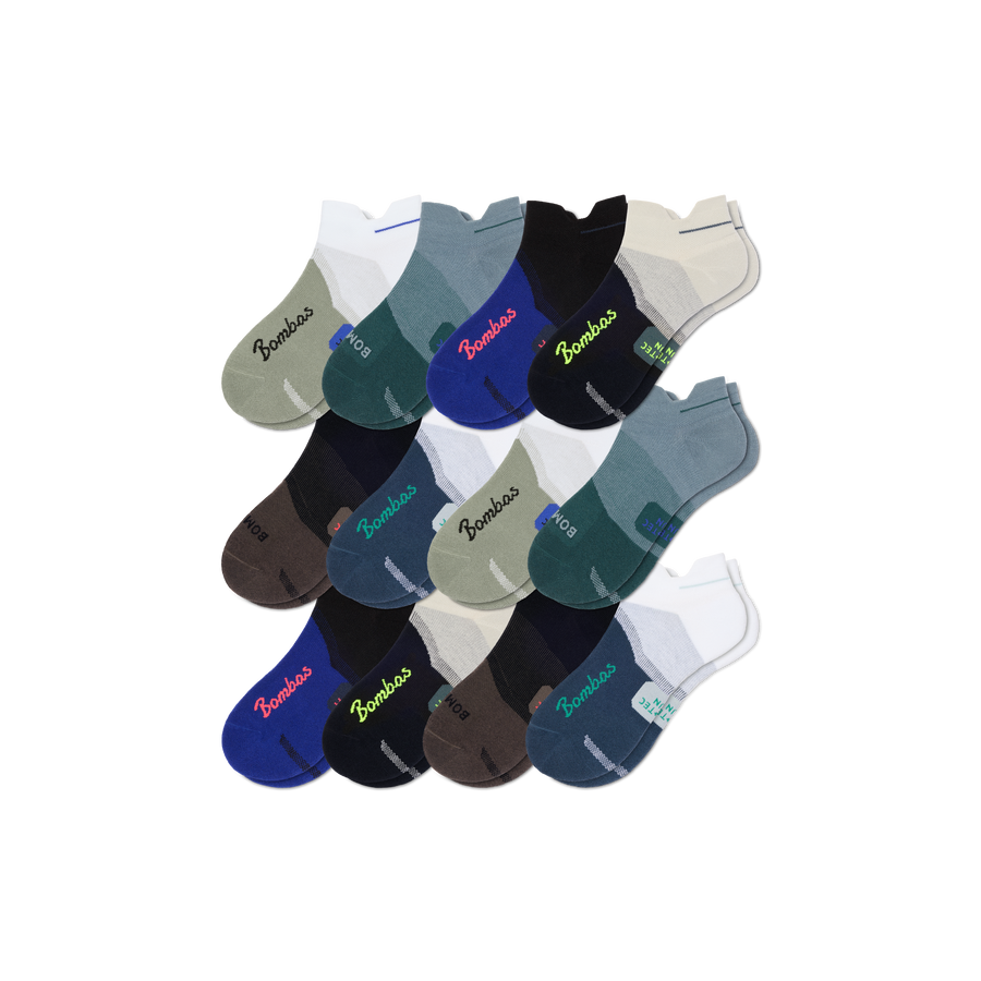 Men's Run Ankle Sock 12-Pack - Cozy Recovery Pair