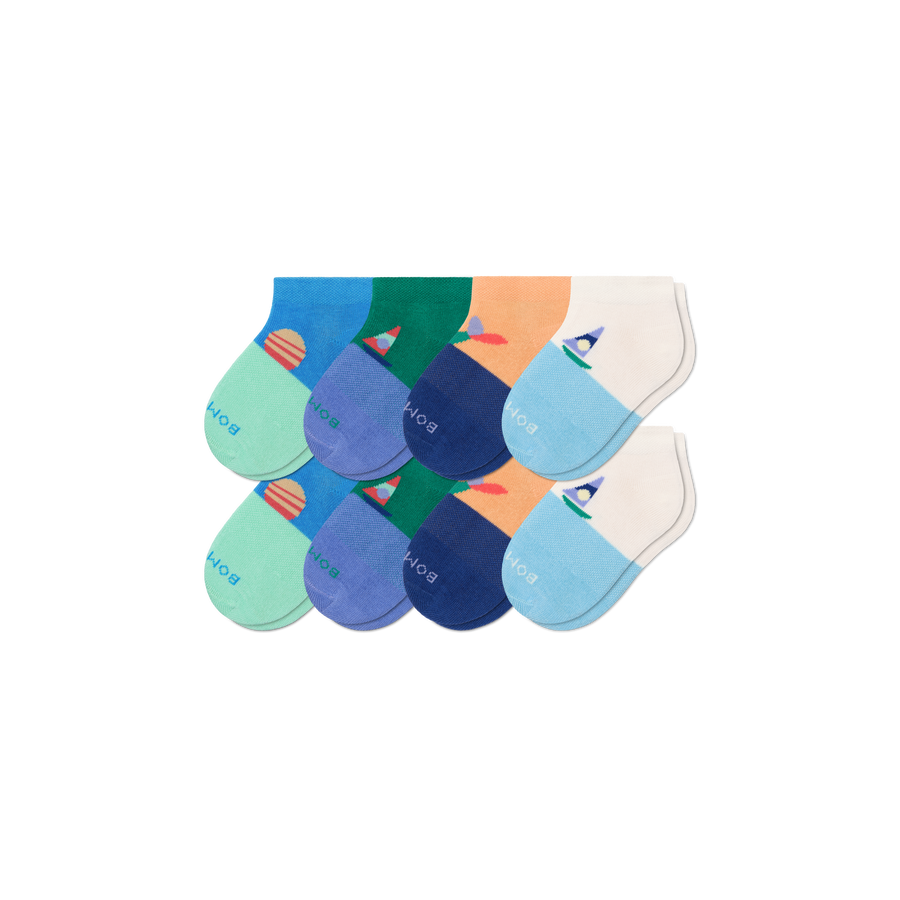 Toddler Lightweight Ankle Sock 8-Pack - Everyday Office Rotation