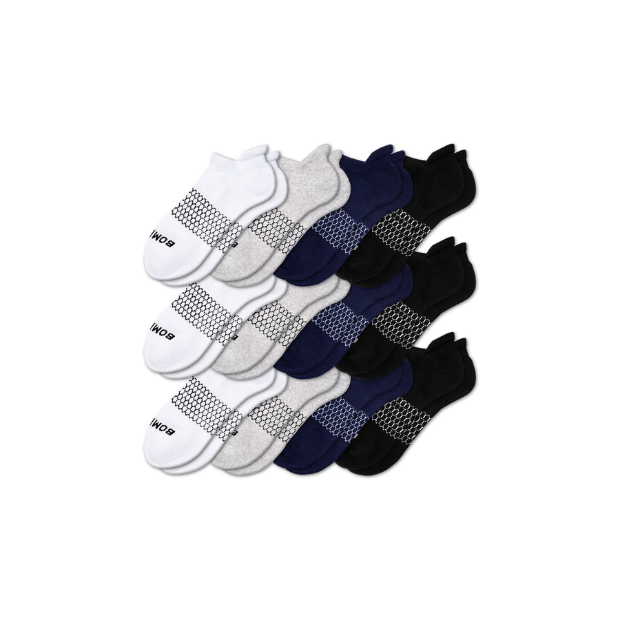 Men's Solids Ankle Sock 12-Pack - Trail Office Rotation