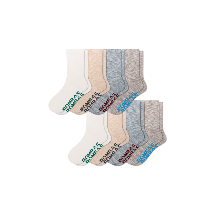 Women's Summer Ragg Half Calf Sock 8-Pack - Studio Trail Cushion