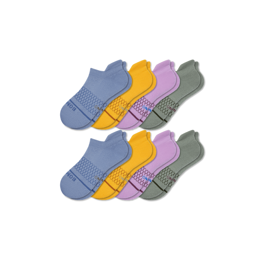 Youth Merino Ankle Sock 8-Pack - Cushion Travel Move