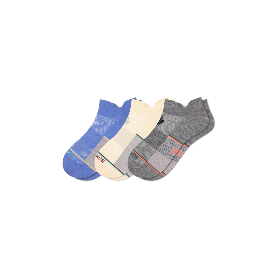 Women's UltraLite Sport Merino Wool Blend Ankle Sock 3-Pack - Daily Fit