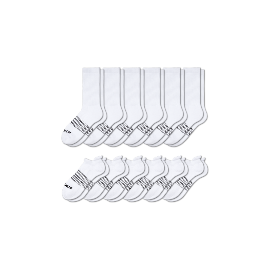 Women's Calf & Ankle Sock 12-Pack - Steady Hike Comfort