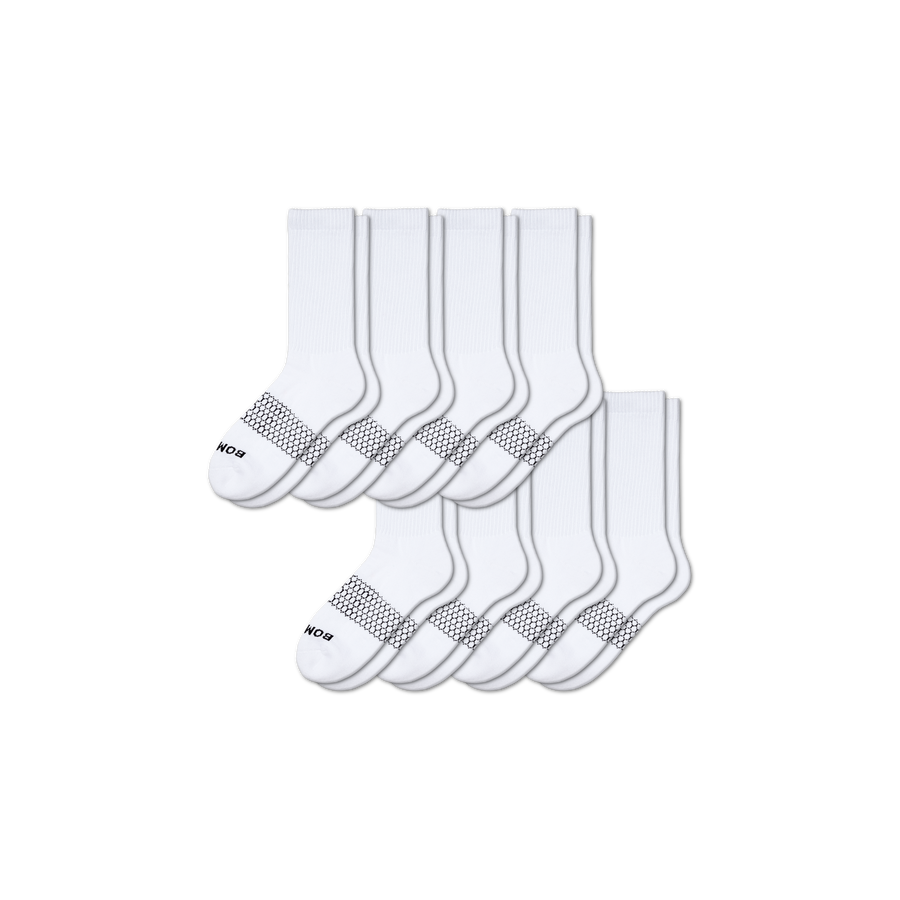 Men's Solids Calf Sock 8-Pack - Comfort Hike Cushion