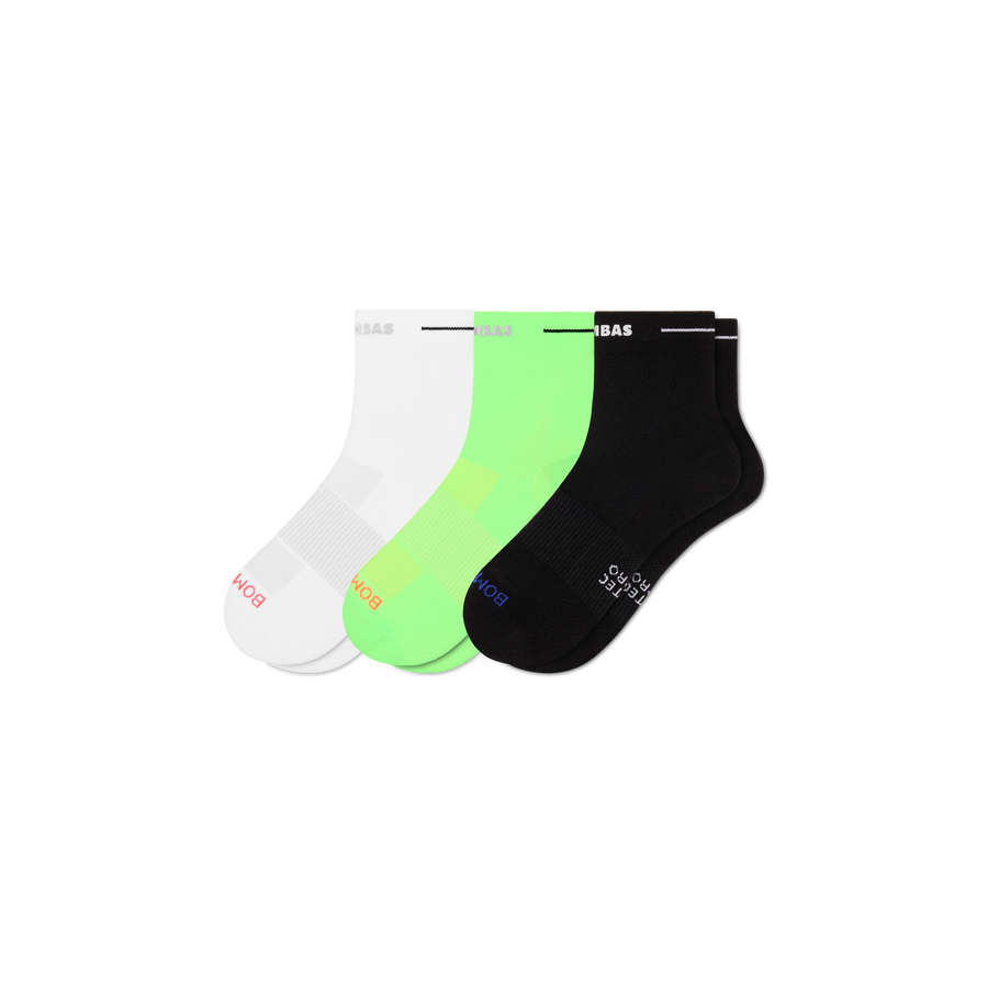 Men's RunPro Quarter Sock 3-Pack - Studio Office Pair