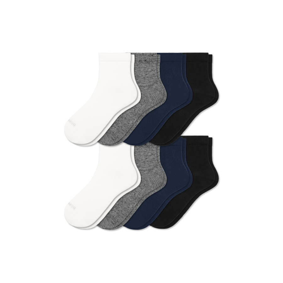 Women's Lightweight Quarter Sock 8-Pack - Daily Shift Pair